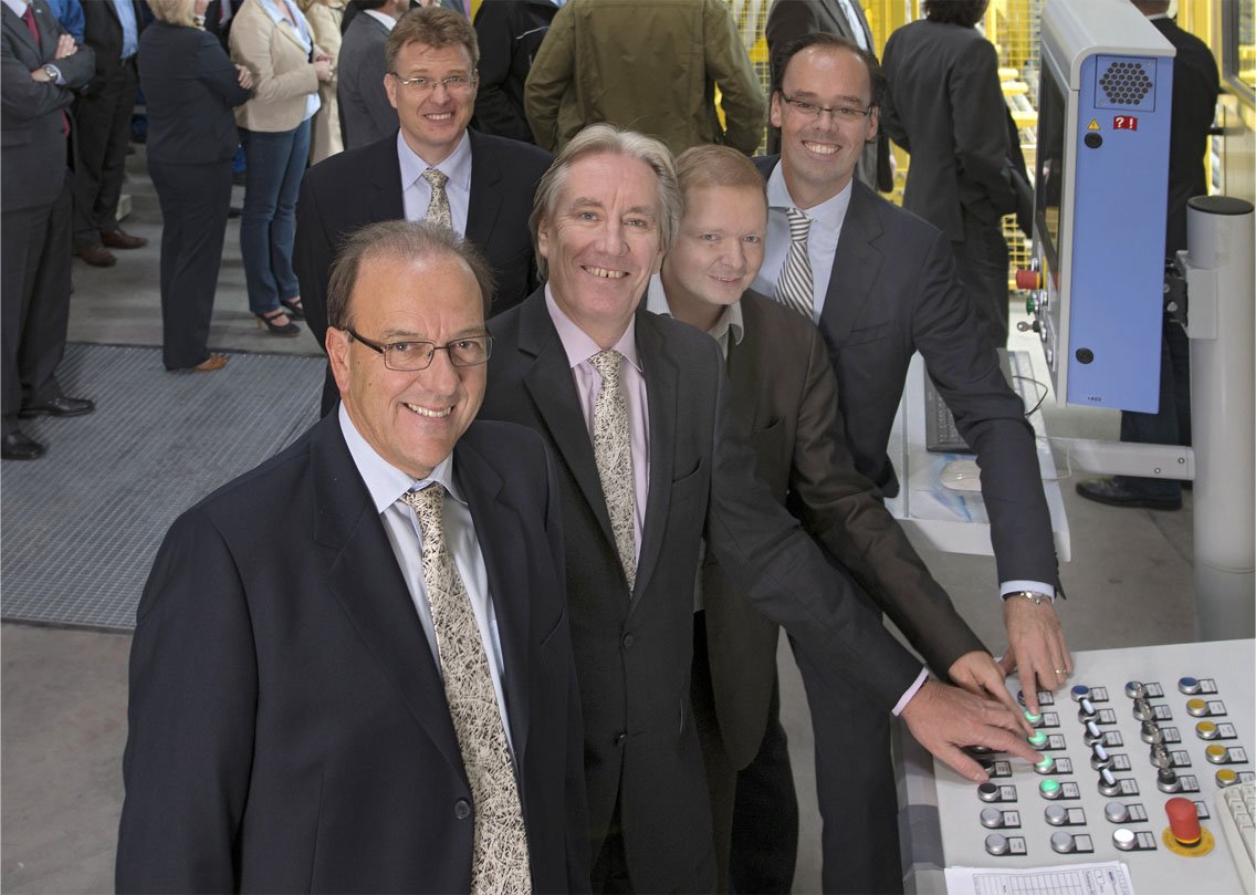 Opening event of the finishing line in the Wood Wool Plant in Simbach, Germany